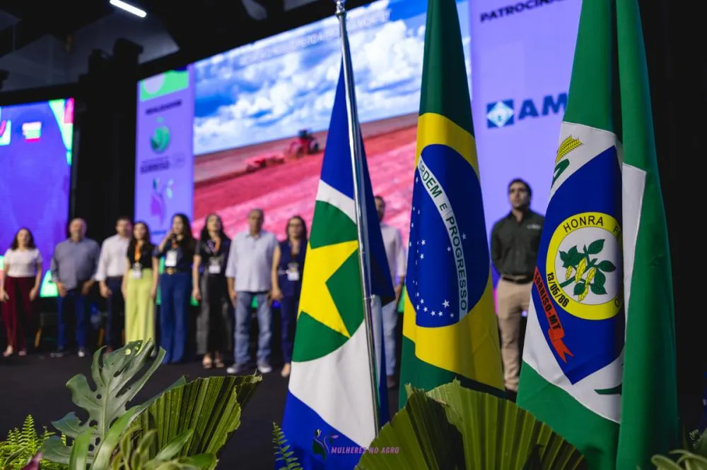Autoridades no evento Mulheres no Agro