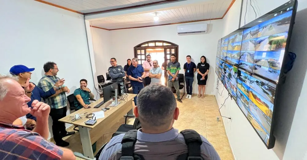 São José do Rio Claro avança na segurança com novo sistema de monitoramento por câmeras