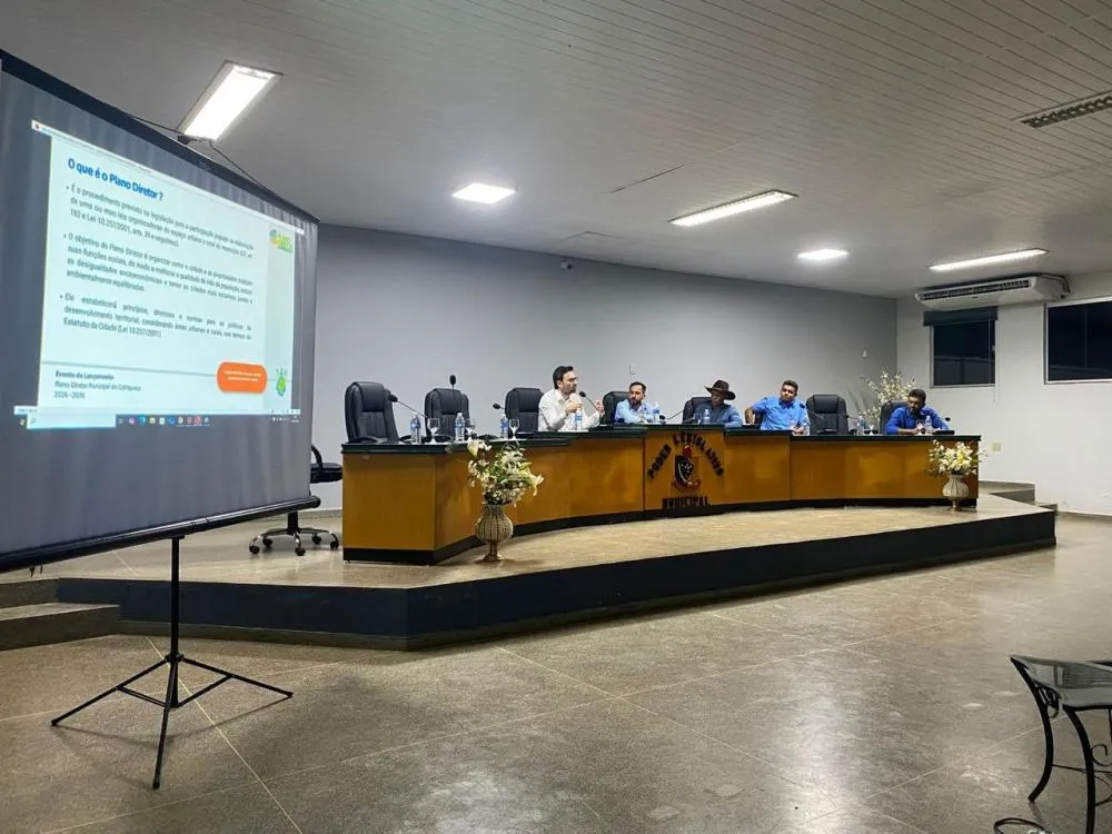 Cotriguaçu lança Plano Diretor e inicia construção do futuro do município com participação popular